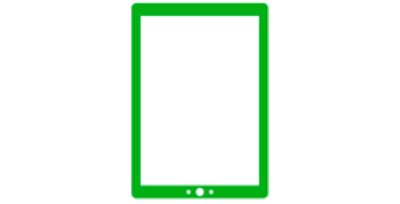 Befestigung am Tablet
