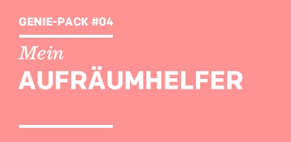 Genius-Pack  Mein AUFRÄUMHELFER
