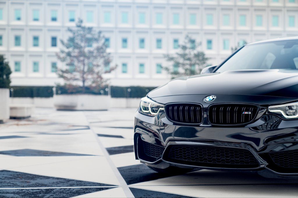 Car Wrapped mit Gloss Galaxy Black Wrap