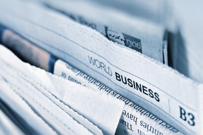 graues Zeitungsbild