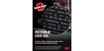 Abbildung zeigt Deckblatt des Scotch-Brite™ Präzisions-Vliesscheiben HD Flyers