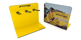 Futuro POS-Material – L Form-Display 
