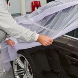 Auftragen einer Schutzbeschichtung mit 3M Accuspray