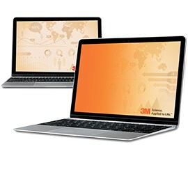 Blickschutzfilter Gold auf einem Laptop-Bildschirm