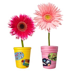 Wir basteln einen Blumentopf Bild