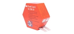 3M™ Dual Lock™ wiederverschließbareDruckverschlüsse SJ-356D, Transluzent, Schwarz