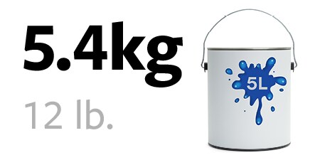 5,4-kg -Farbkanister
