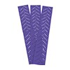 Drei Hookit Purple Schleifstreifen