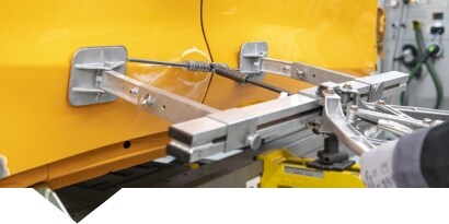 Reparatur tiefer Dellen

