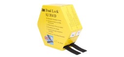 3M™ Dual Lock™ wiederverschließbareDruckverschlüsse SJ-354D, Schwarz